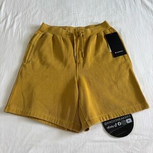 Lululemon Steady State Short 7" *Wash DWGY Golden Yellow Men's Size Small